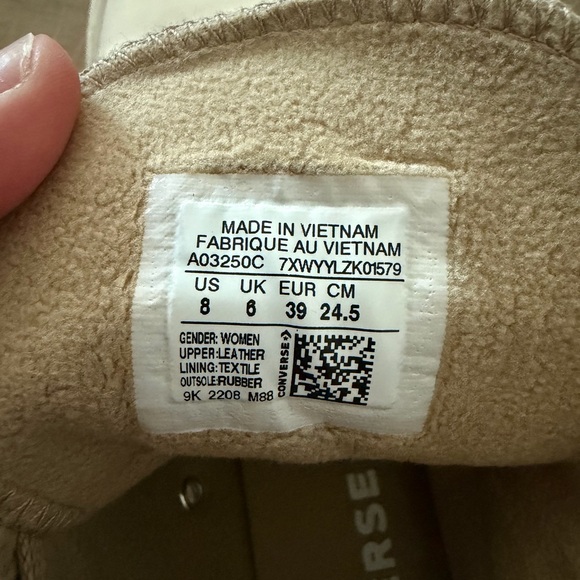 Custom Suede Platform High-Top Converse - Picture 6 of 6